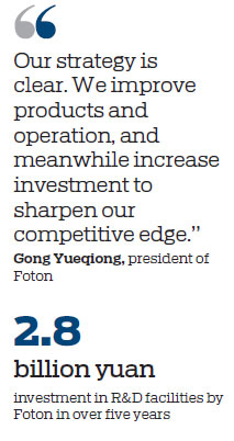 Foton's commercial focus steers brand toward success