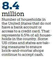 BACKLASH GROWS AGAINST CASHLESS SOCIETY