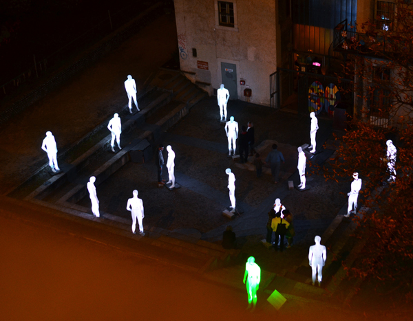 Interactive exhibit illuminates the night