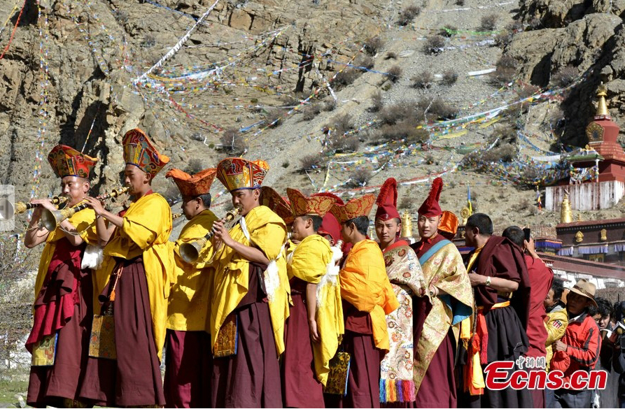 Thangka Festival held in Tibet