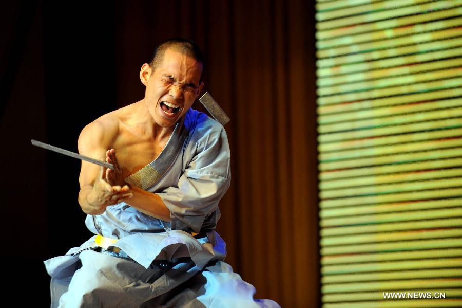 Shaolin martial arts performed in Taiyuan