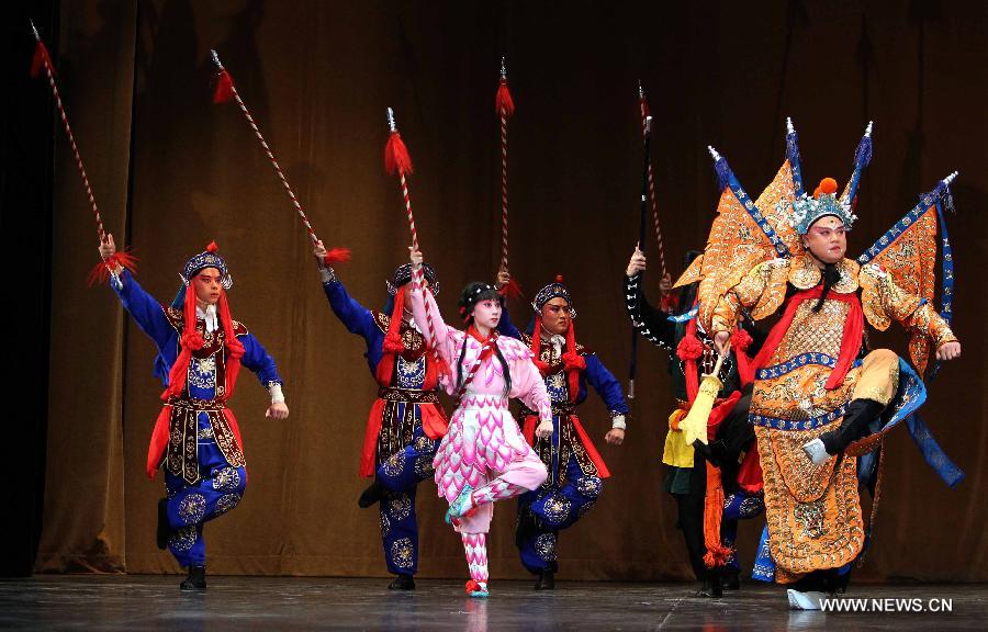 Beijing Opera performed in Algeria for celebration