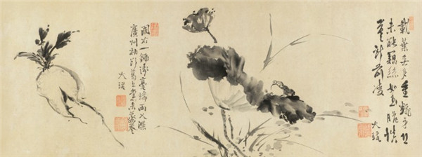 Yu Fei'an's flower-and-bird painting sells for $695,900