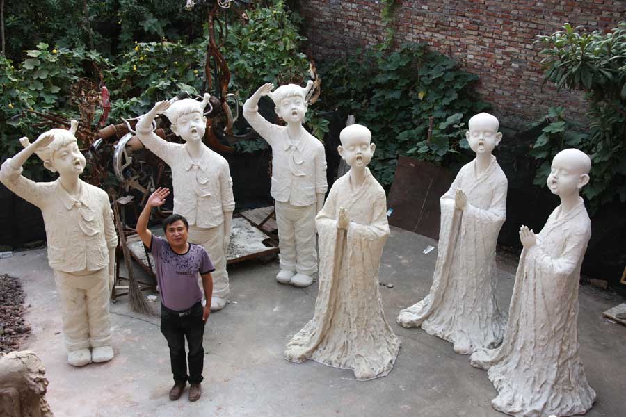 Fashion sculptor Liu Haifeng