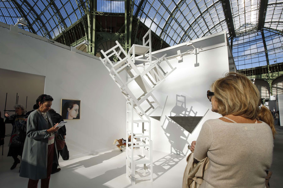 Int'l Contemporary Art Fair opens in Paris[1]|chi