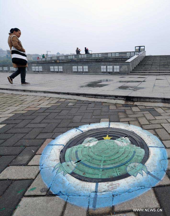 Art on manhole covers