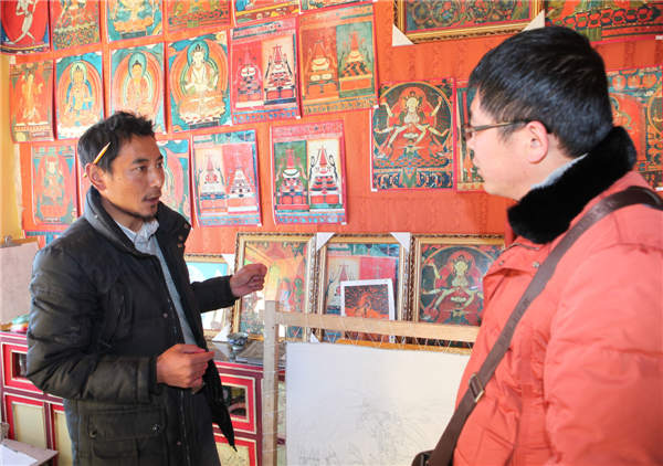 Thangka master dedicates life to teaching art