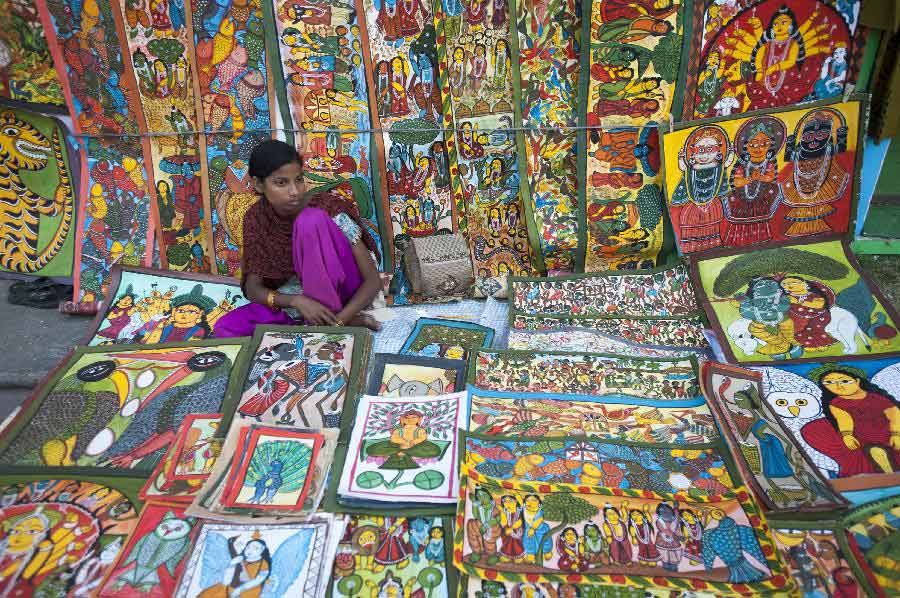 Handicraft fair in Calcutta, India