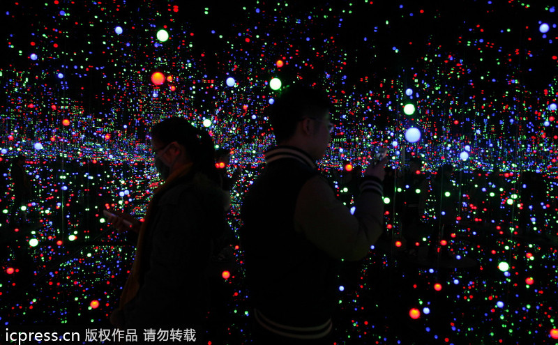 Japanese artist lights up Shanghai