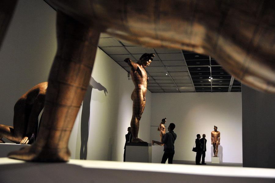 Sculptor Cai Zhisong's works on display in Taipei