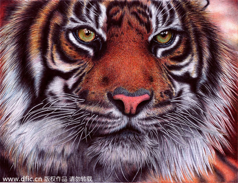 Ballpoint pen art