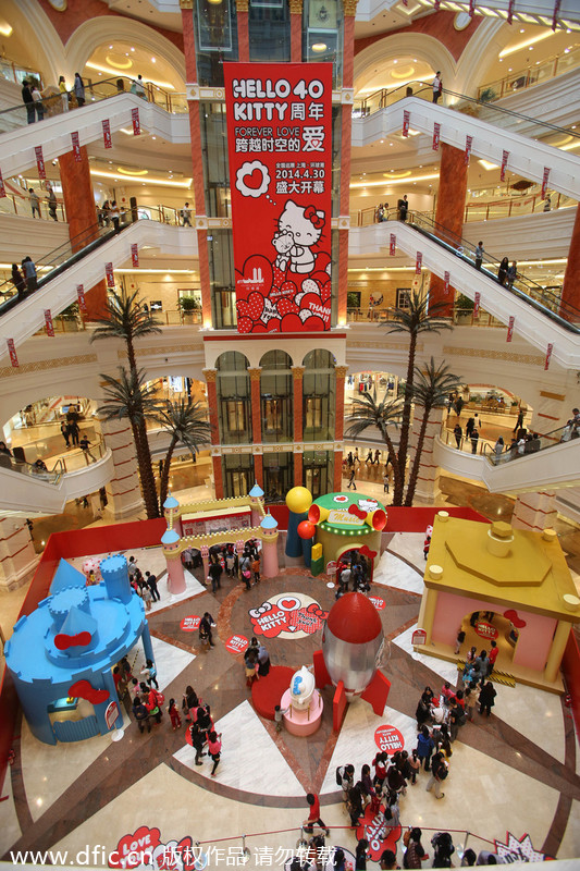 Hello Kitty celebrates 40th anniversary in Shanghai