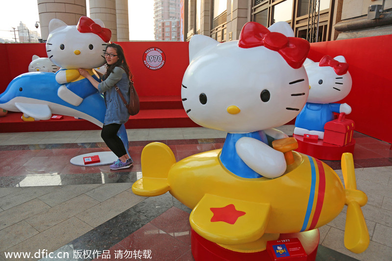 Hello Kitty celebrates 40th anniversary in Shanghai