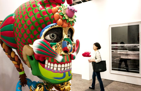 Billionaires rush to buy at Art Basel HK[5]- Chin