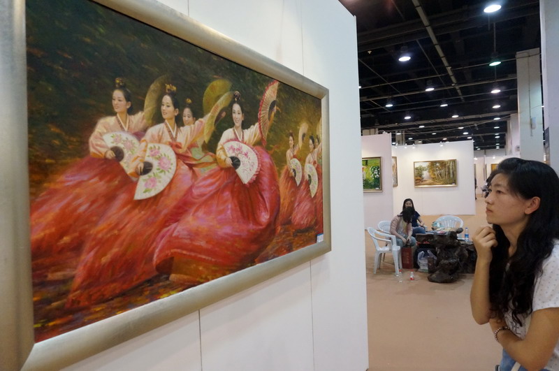 DPRK paintings displayed in Hangzhou