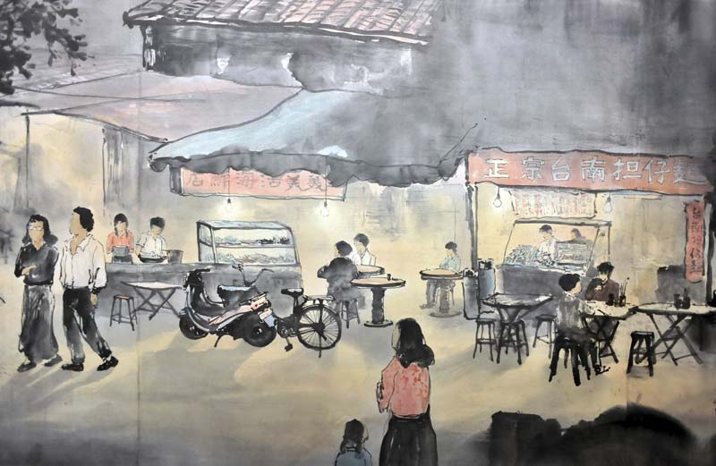 Famous Taiwan ink painting visits Beijing