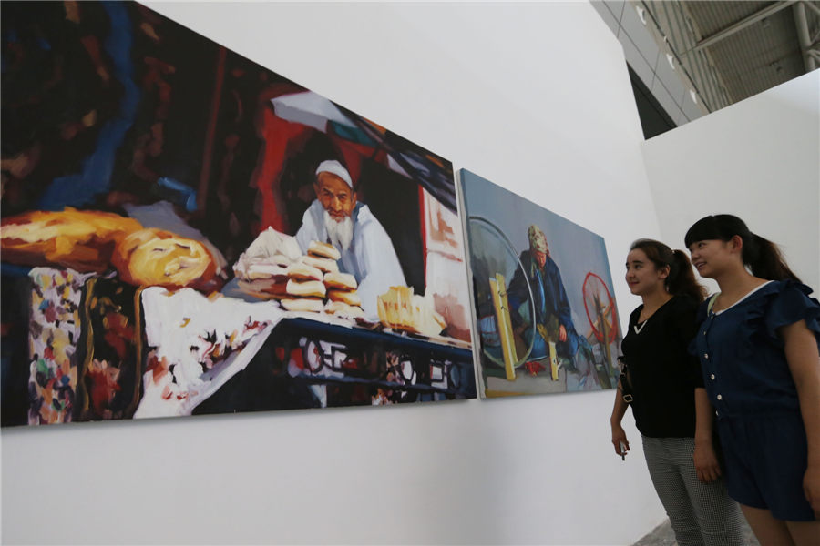 1st biennial int'l art expo debuts in Xinjiang