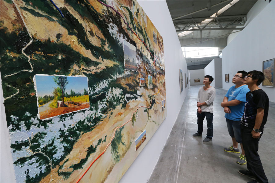 1st biennial int'l art expo debuts in Xinjiang