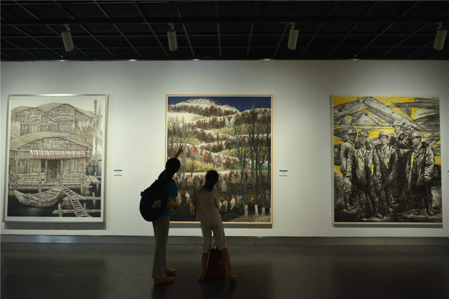 13th Zhejiang Art Exhibition opens in Hangzhou