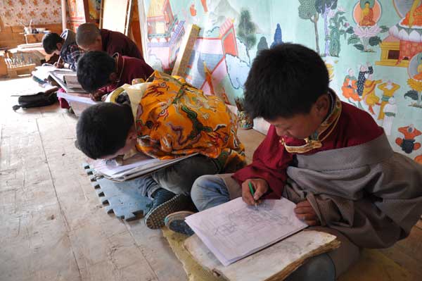 In Tibet, a community of art