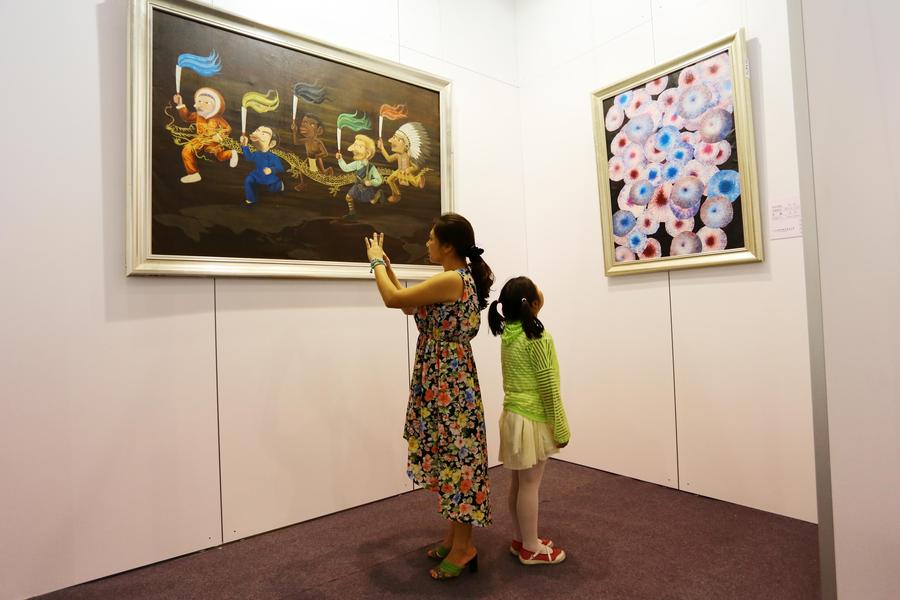 Art exhibition at Nanjing YOG under way