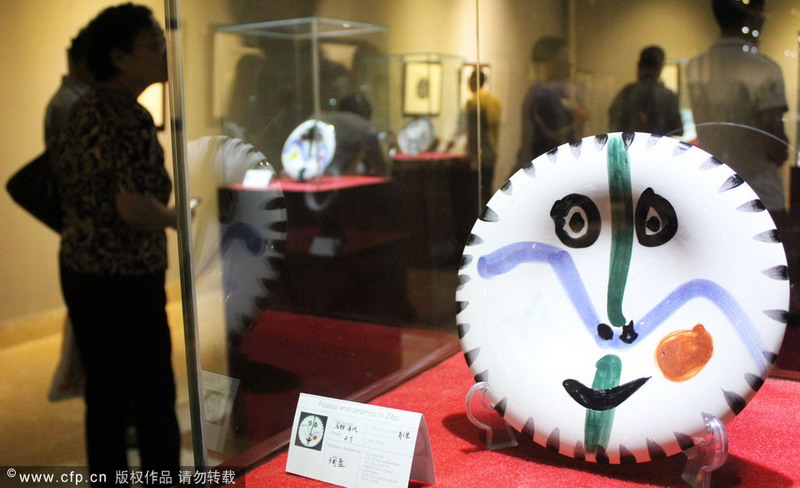 Picasso's authentic ceramics displayed in Shandong