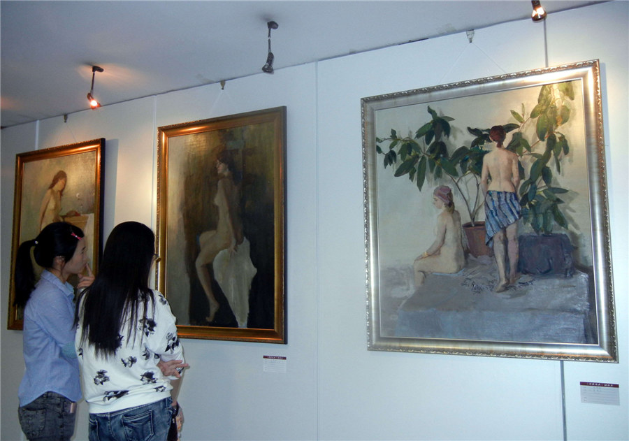 Ukraine contemporary oil paintings visit Suzhou