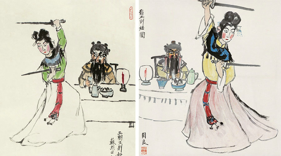 Guan Liang's paintings: An interesting way to learn famous Chinese stories