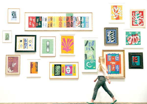 Paper-cut show highlights late Matisse works