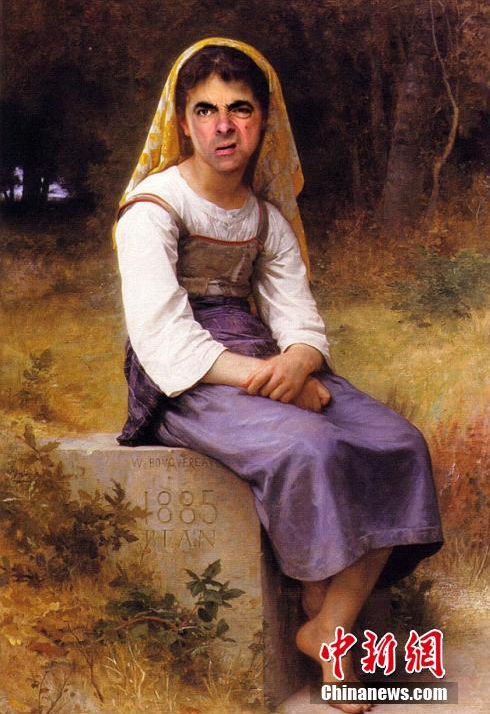 Mr Bean in world famous paintings