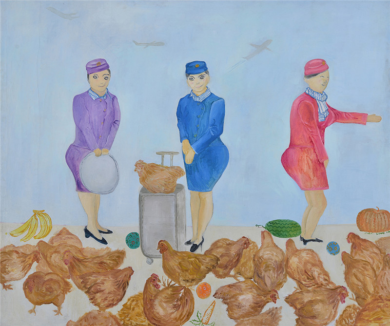 Oil painting show captures China's contemporary trends