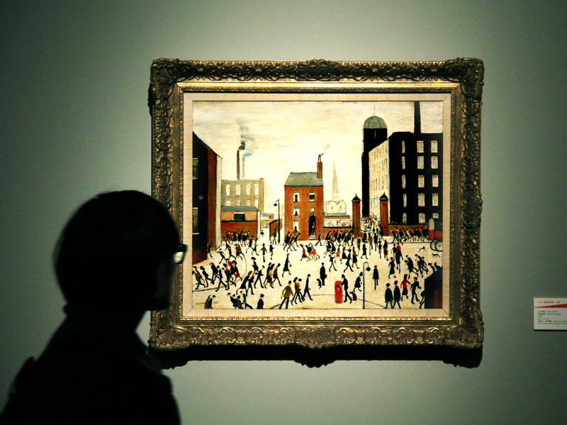 L.S. Lowry's solo exhibition held in Nanjing