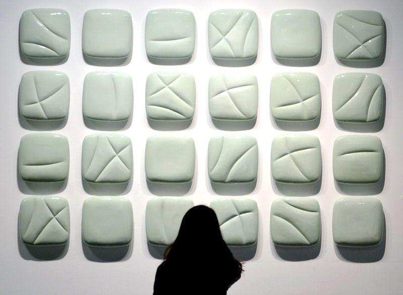 Chinese celadon on display in Zhejiang