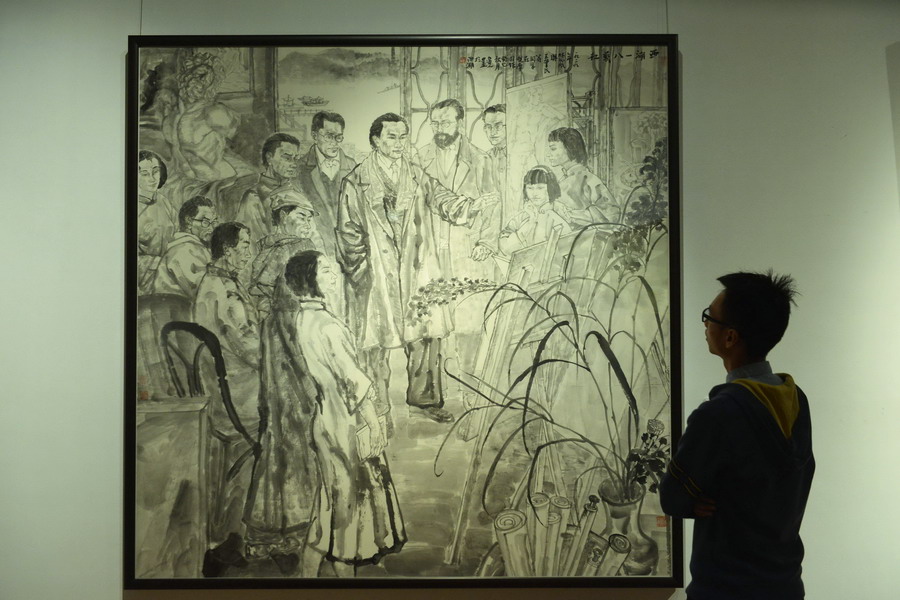 Exhibition showcases painter Lin Fengmian's art life