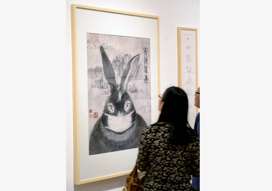 Hangzhou holds exhibition on illustrations, cartoons