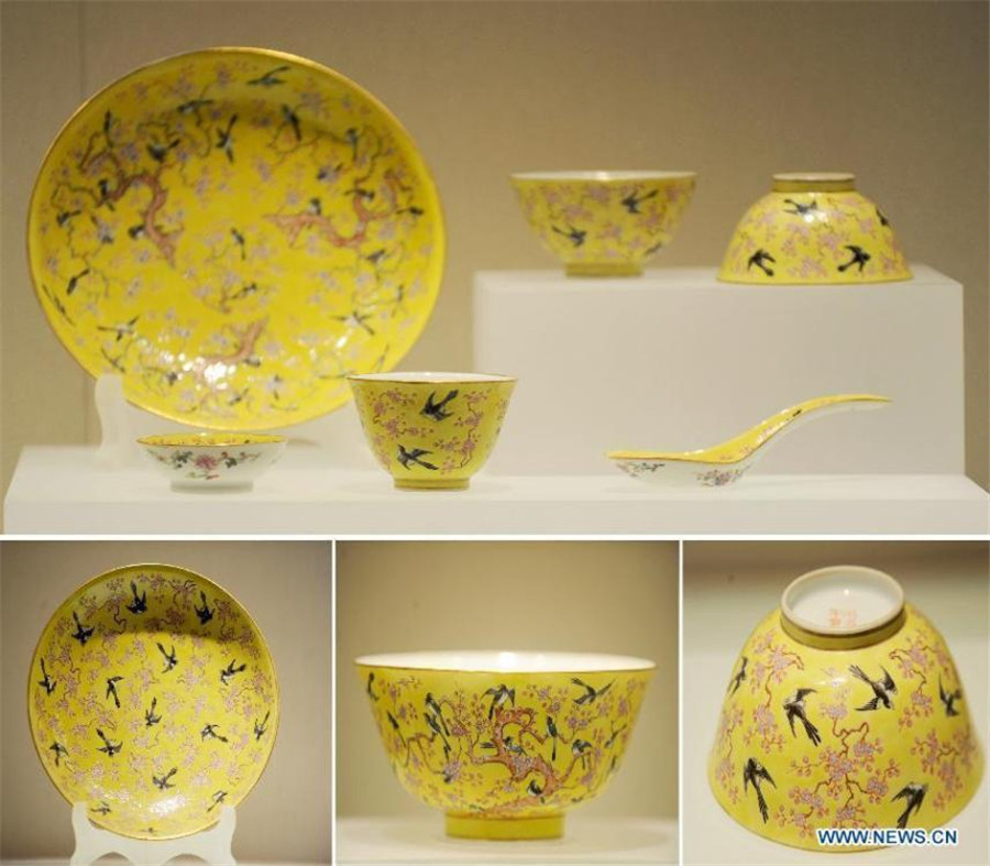 Chinaware produced for wedding of Emperor Tongzhi of Qing Dynasty