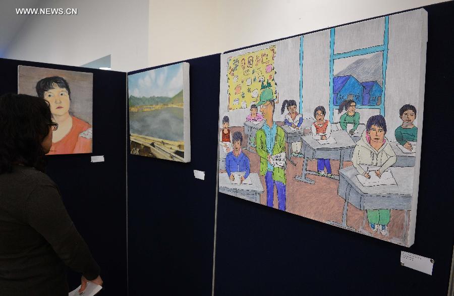 Works of Chinese disabled children exhibited at UN headquarters in NY