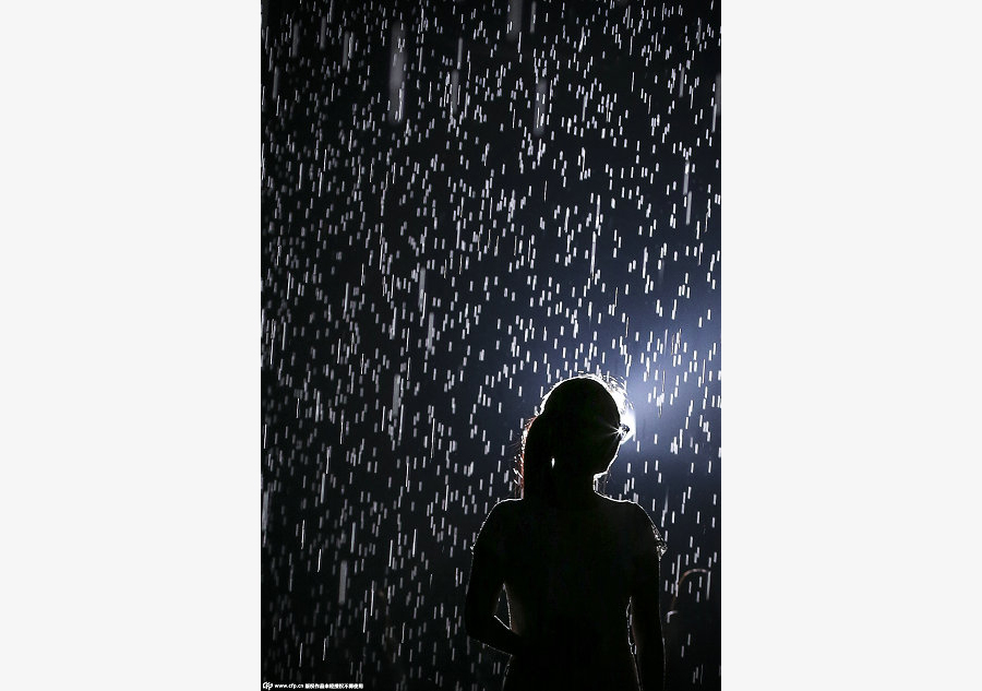 Rain Room storms Shanghai