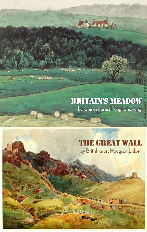 China and UK in the eyes of each other's painters