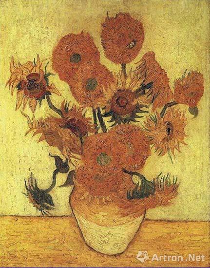 Van Gogh and his 11 sunflower paintings