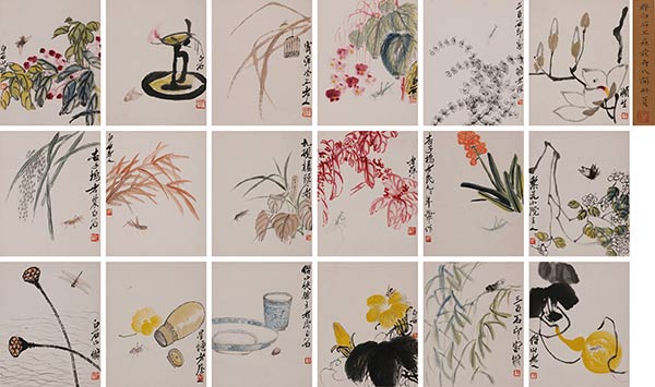 Qi Baishi painting album sells for $18m