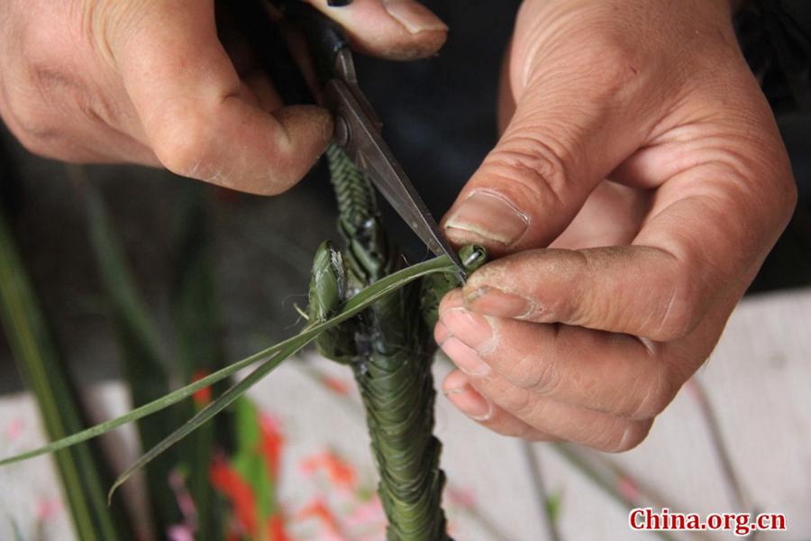 Straw plaiting style