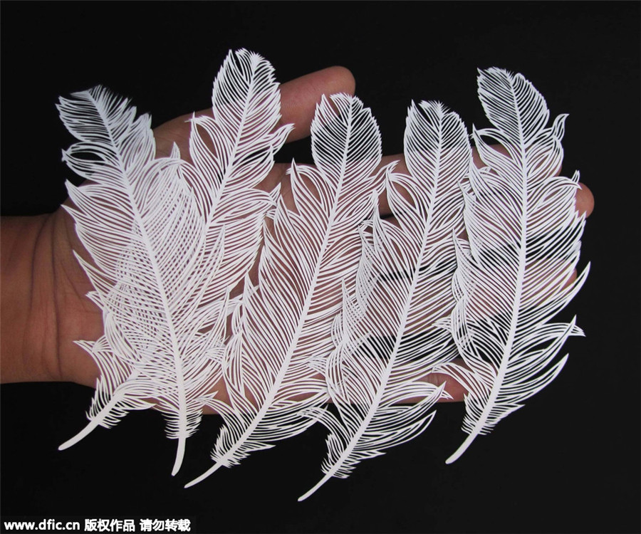 Young Indian artist creates amazing paper art