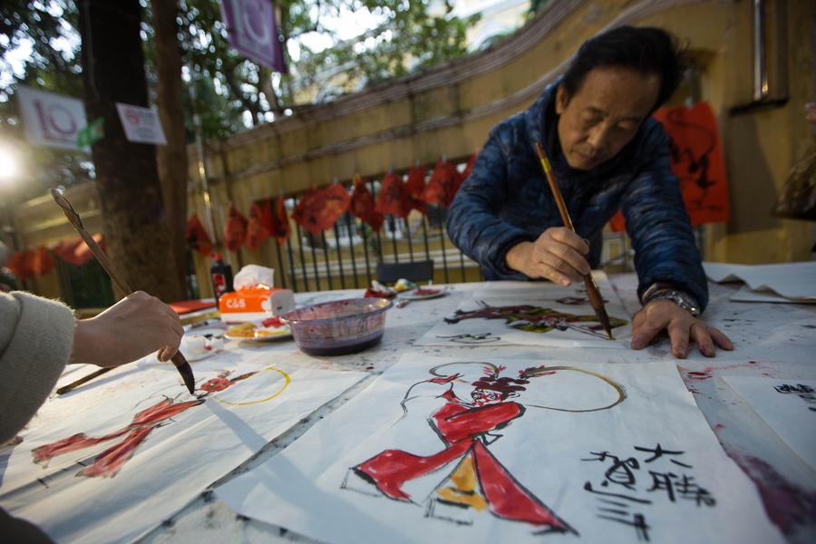 Folk art workshop held for children to greet Spring Festival in Macao