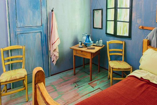 Van Gogh's<EM> Bedroom</EM> recreated for AirBnB apartment