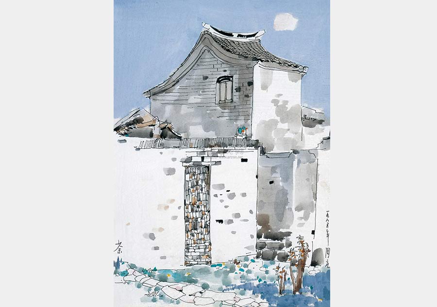 Zhouzhuang water town viewed through artistic eyes