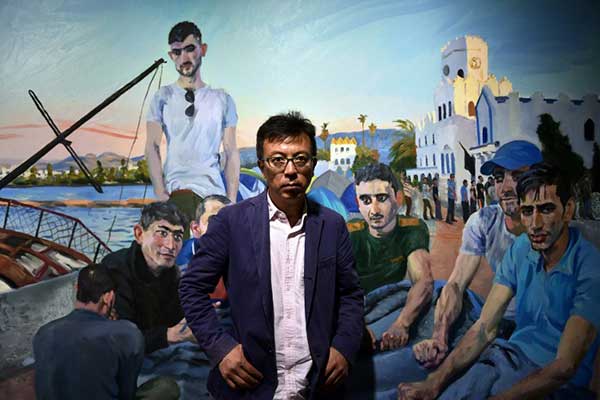 Chinese artist's timely response to migrant crisis in Europe