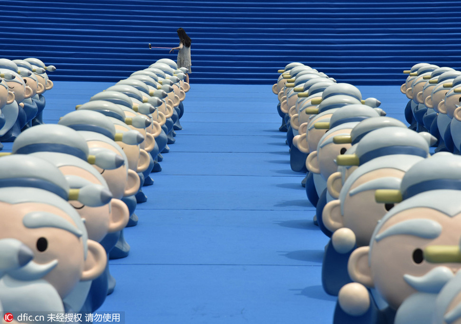 Confucius figures are hit of Shenzhen cultural fair