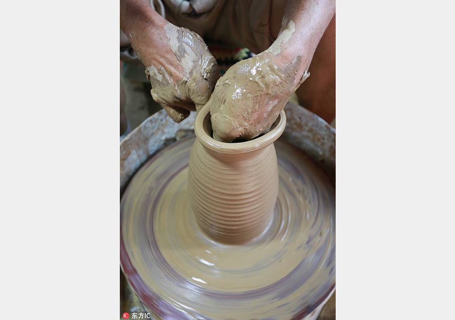 Craftsman sticks to classic ceramics made by hand