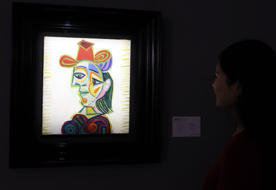 Picasso's masterpieces at auction preview in Hong Kong
